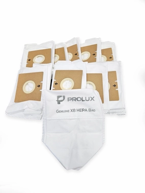 10pk of Bags for the Prolux X8 Backpack Vacuum upright vacuum, stick vacuum