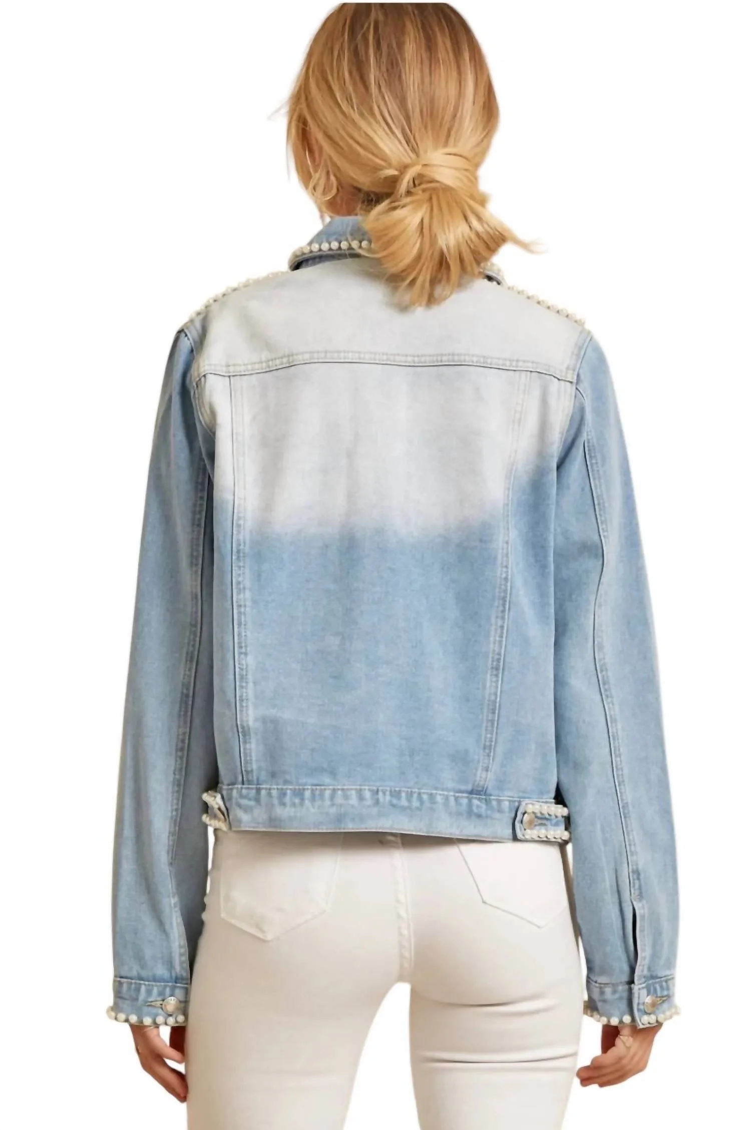 Above All Odds Denim Jacket In Light Wash