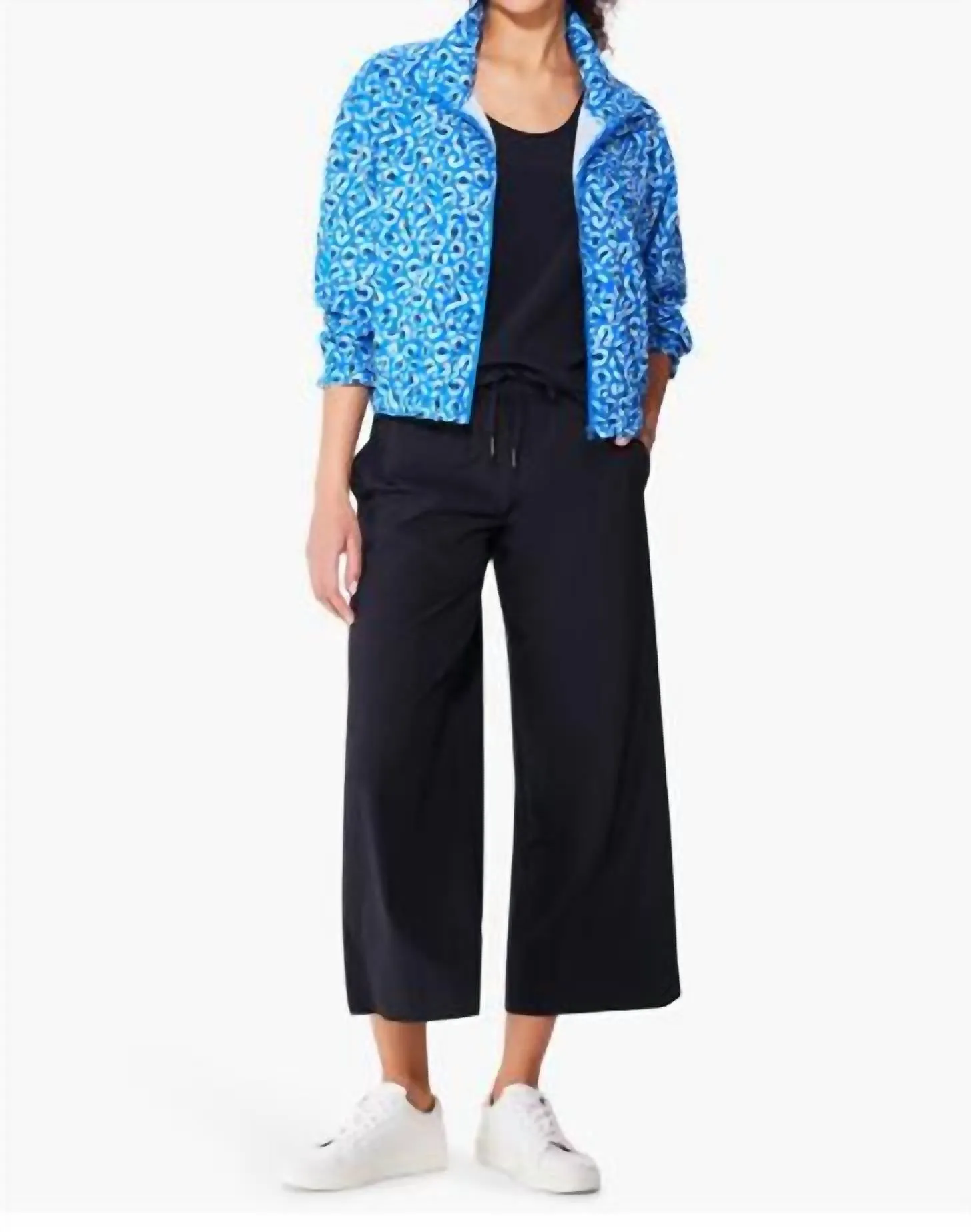 Active Tech Stretch Jacket In Blue Multi