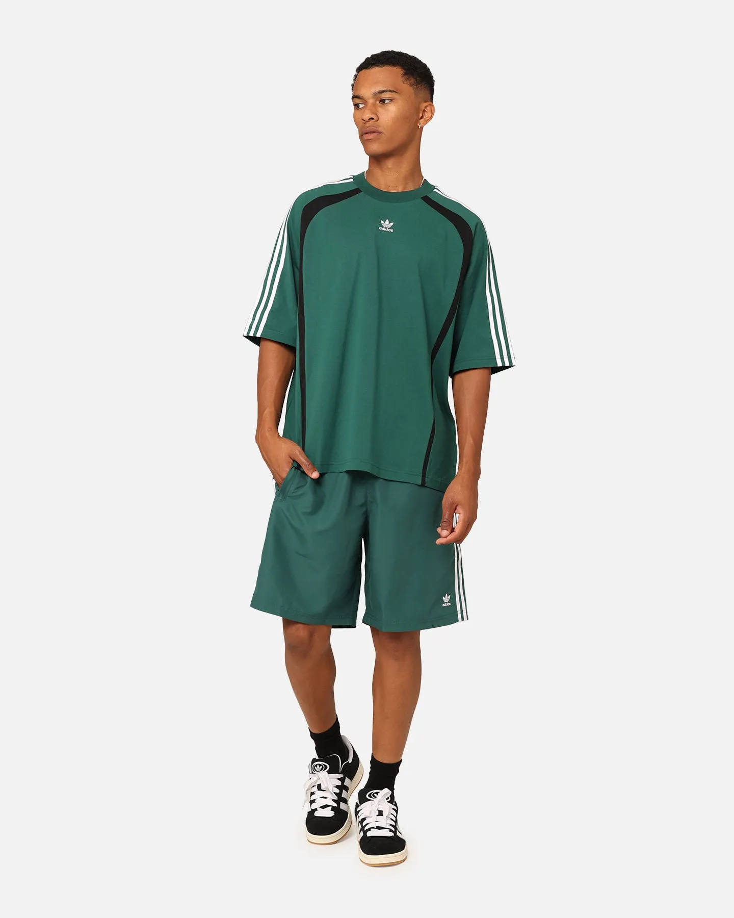 Adidas Oversized Shorts Collegiate Green