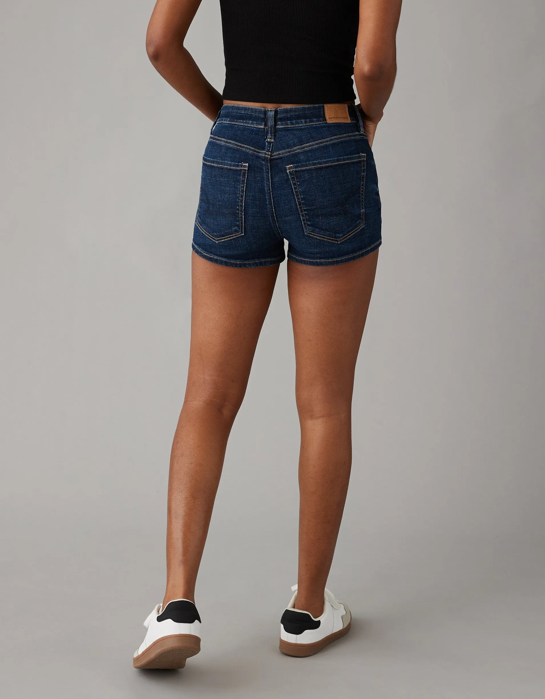 AE Next Level High-Waisted Denim Short Short