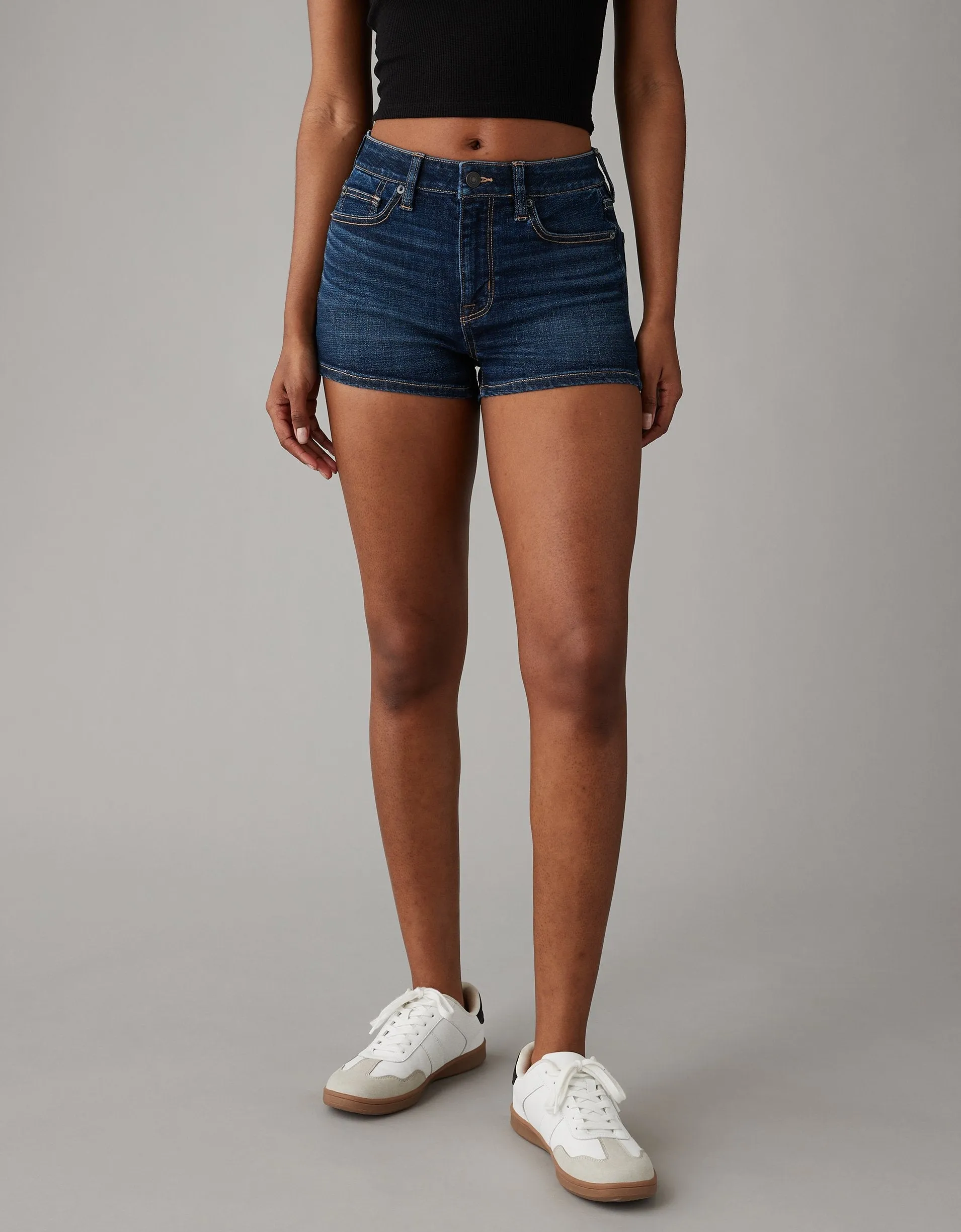 AE Next Level High-Waisted Denim Short Short