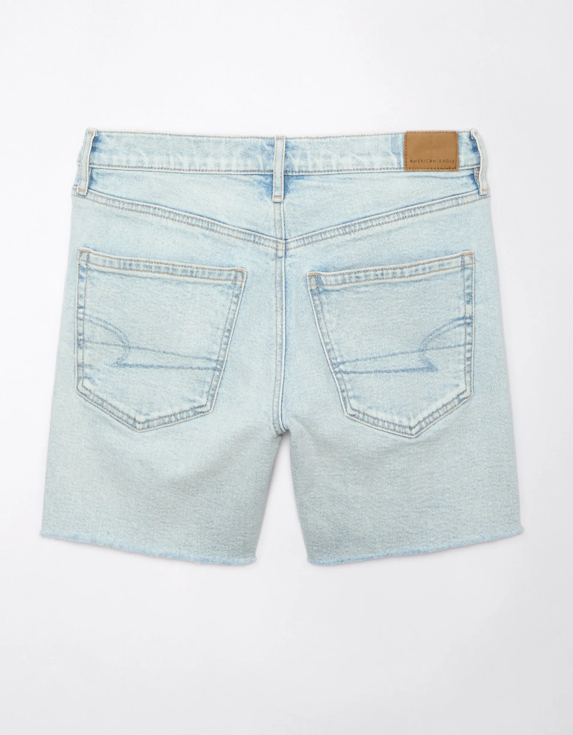 AE Strigid Super High-Waisted 6" Relaxed Denim Short