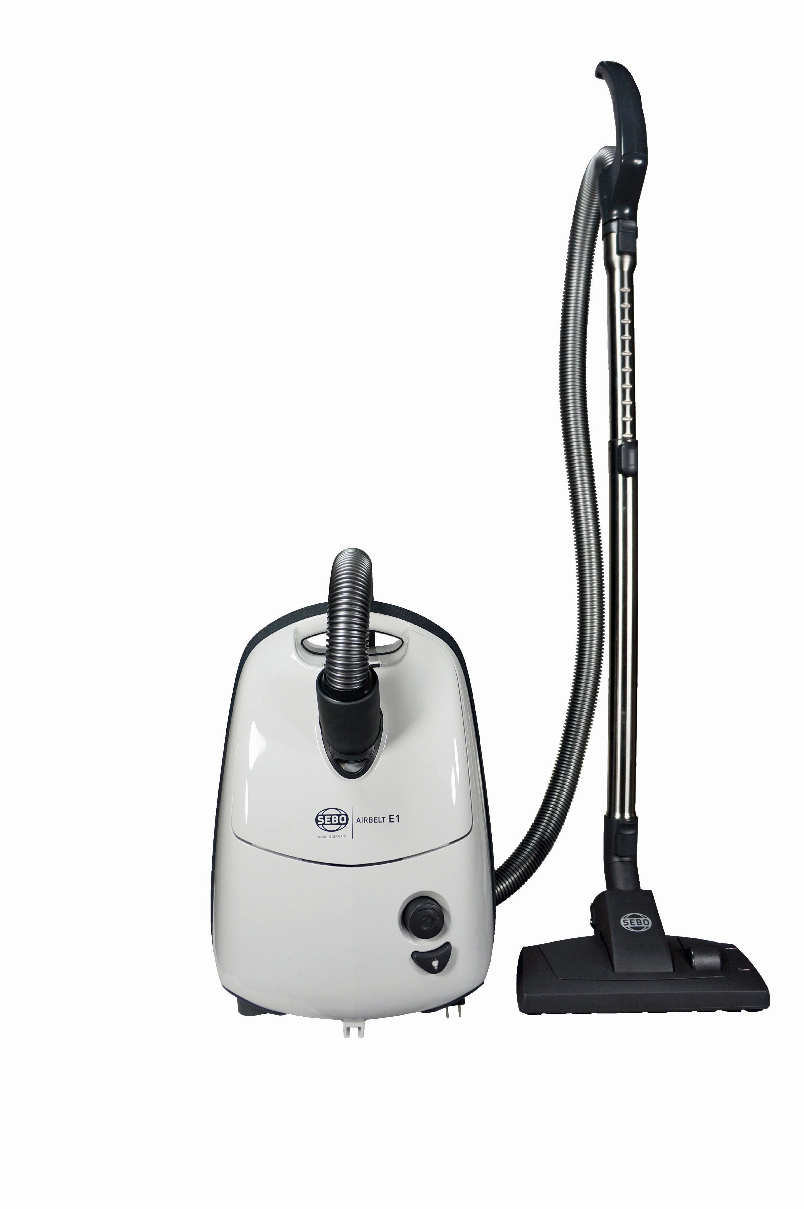 AIRBELT E1 Kombi Canister Vacuum w/Combination Nozzle 91602AM, Artic White robot vacuum, handheld vacuum
