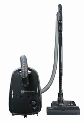 AIRBELT E3 Premium Canister Vacuum w/ ETI and Parquet Brush 91648AM, Graphite robot vacuum, handheld vacuum