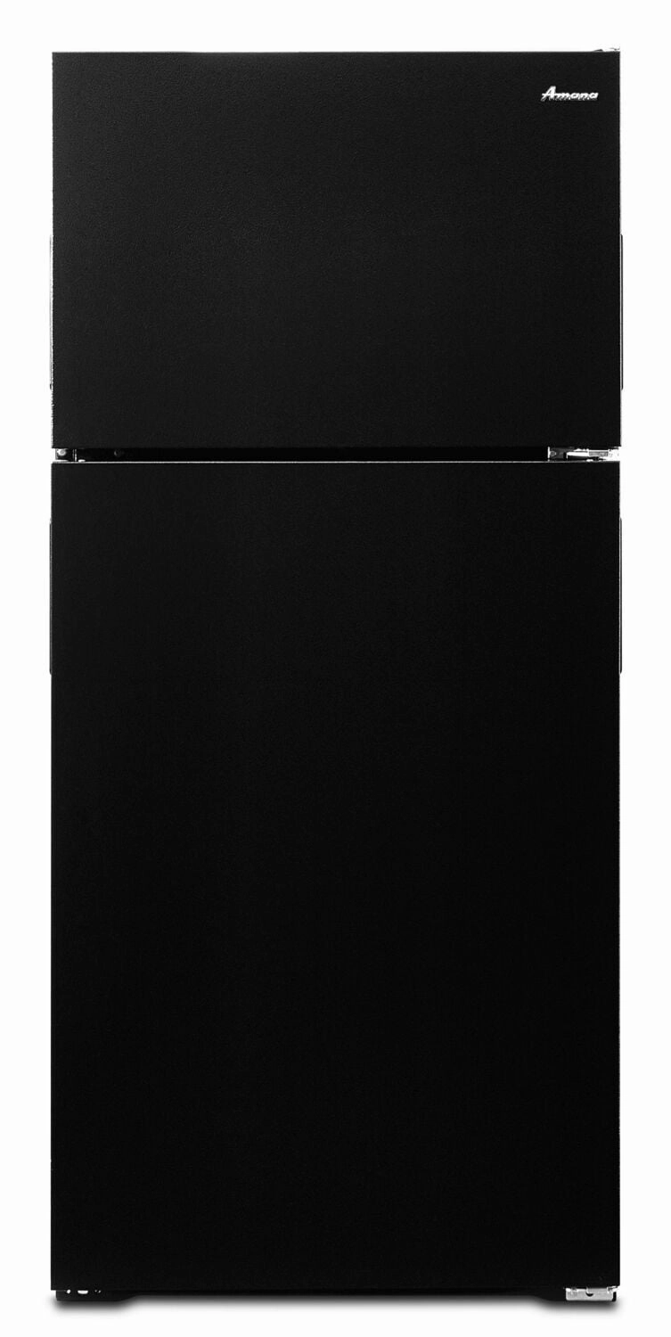 Amana ART104TFDB 28-Inch Top-Freezer Refrigerator With Dairy Bin - Black Freestanding Refrigerators freestanding fridge freezer combo