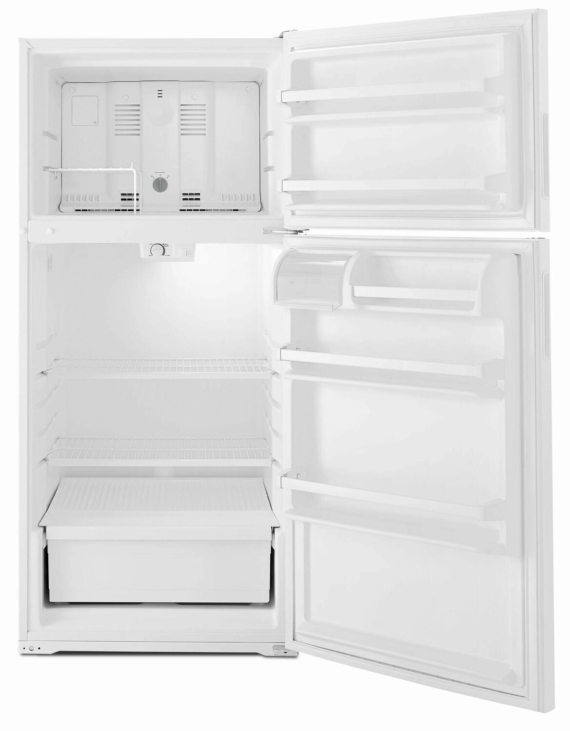 Amana ART104TFDW 28-Inch Top-Freezer Refrigerator With Dairy Bin - White