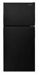Amana ART308FFDB 30-Inch Wide Top-Freezer Refrigerator With Garden Fresh Crisper Bins - 18 Cu. Ft. - Black Freestanding Refrigerators freestanding fridge freezer combo