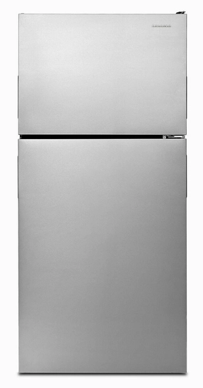 Amana ART308FFDM 30-Inch Wide Top-Freezer Refrigerator With Garden Fresh Crisper Bins - 18 Cu. Ft. - Monochromatic Stainless Steel Freestanding Refrigerators freestanding fridge freezer combo