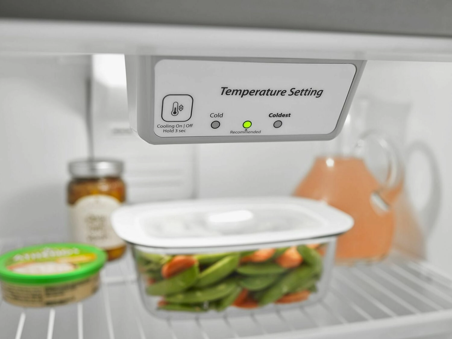 Amana ART308FFDM 30-Inch Wide Top-Freezer Refrigerator With Garden Fresh Crisper Bins - 18 Cu. Ft. - Monochromatic Stainless Steel
