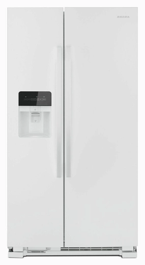 Amana ASI2175GRW 33-Inch Side-By-Side Refrigerator With Dual Pad External Ice And Water Dispenser - White Freestanding Refrigerators freestanding fridge freezer combo