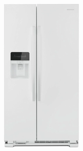 Amana ASI2575GRW 36-Inch Side-By-Side Refrigerator With Dual Pad External Ice And Water Dispenser White Freestanding Refrigerators freestanding fridge freezer combo