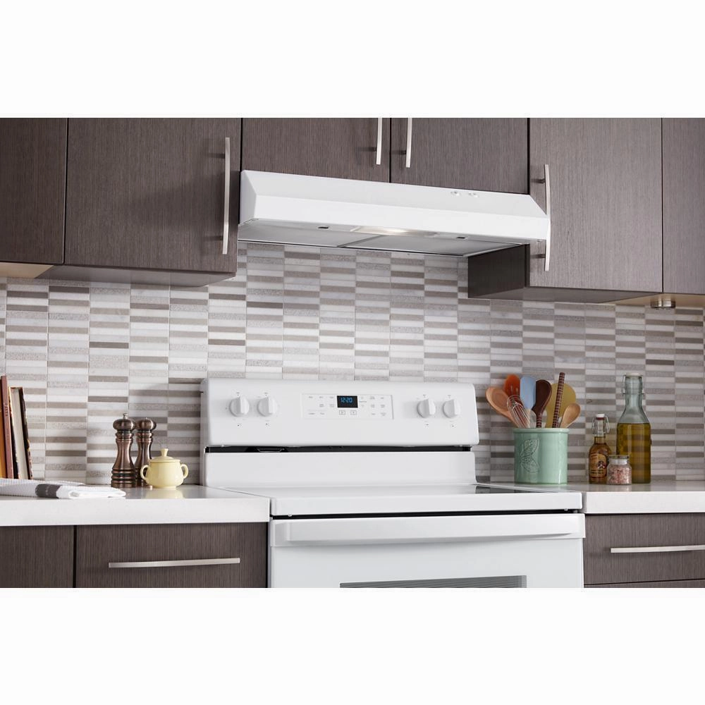 Amana WVU17UC0JW 30" Range Hood With Full-Width Grease Filters