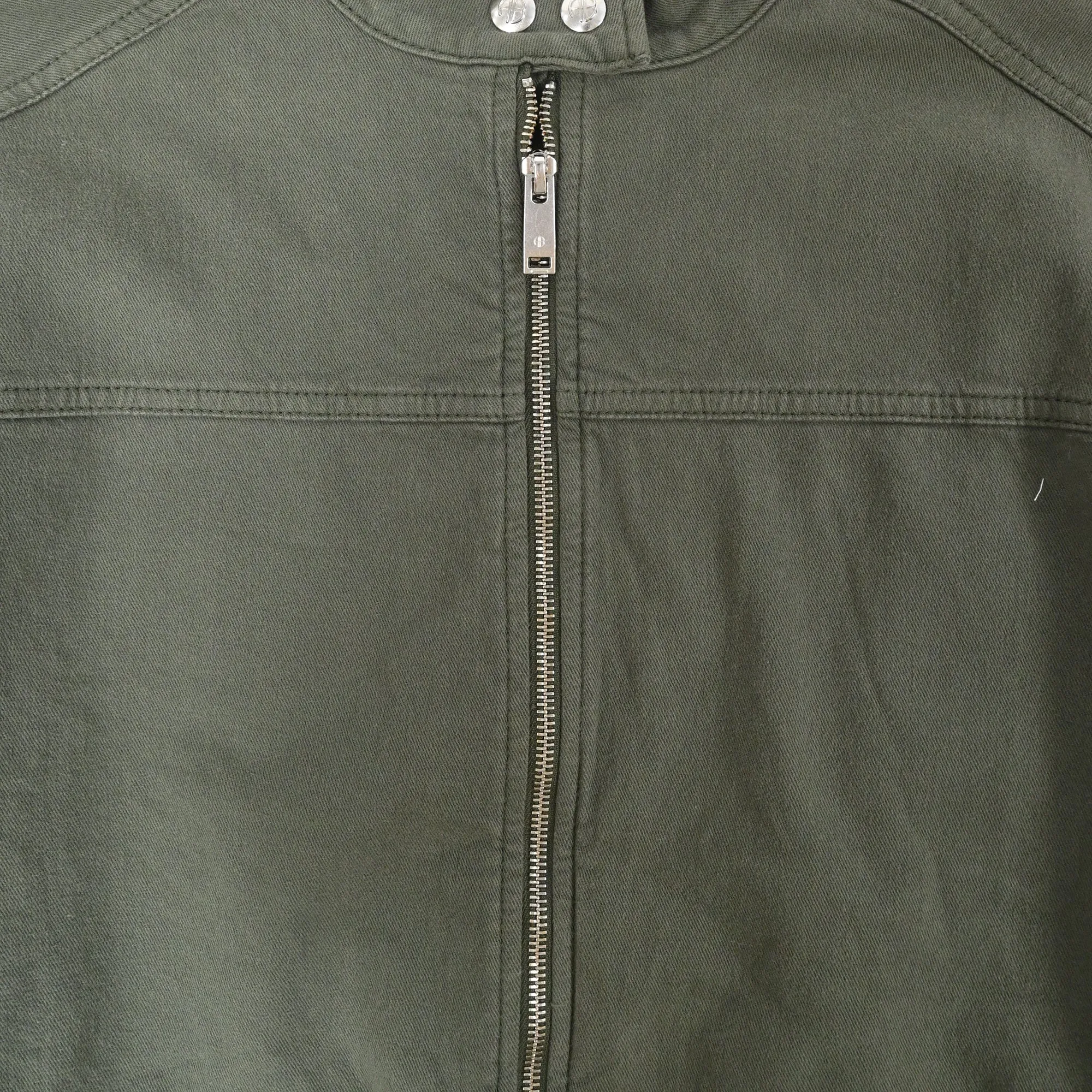 Anine Bing Henry Jacket in Green Cotton