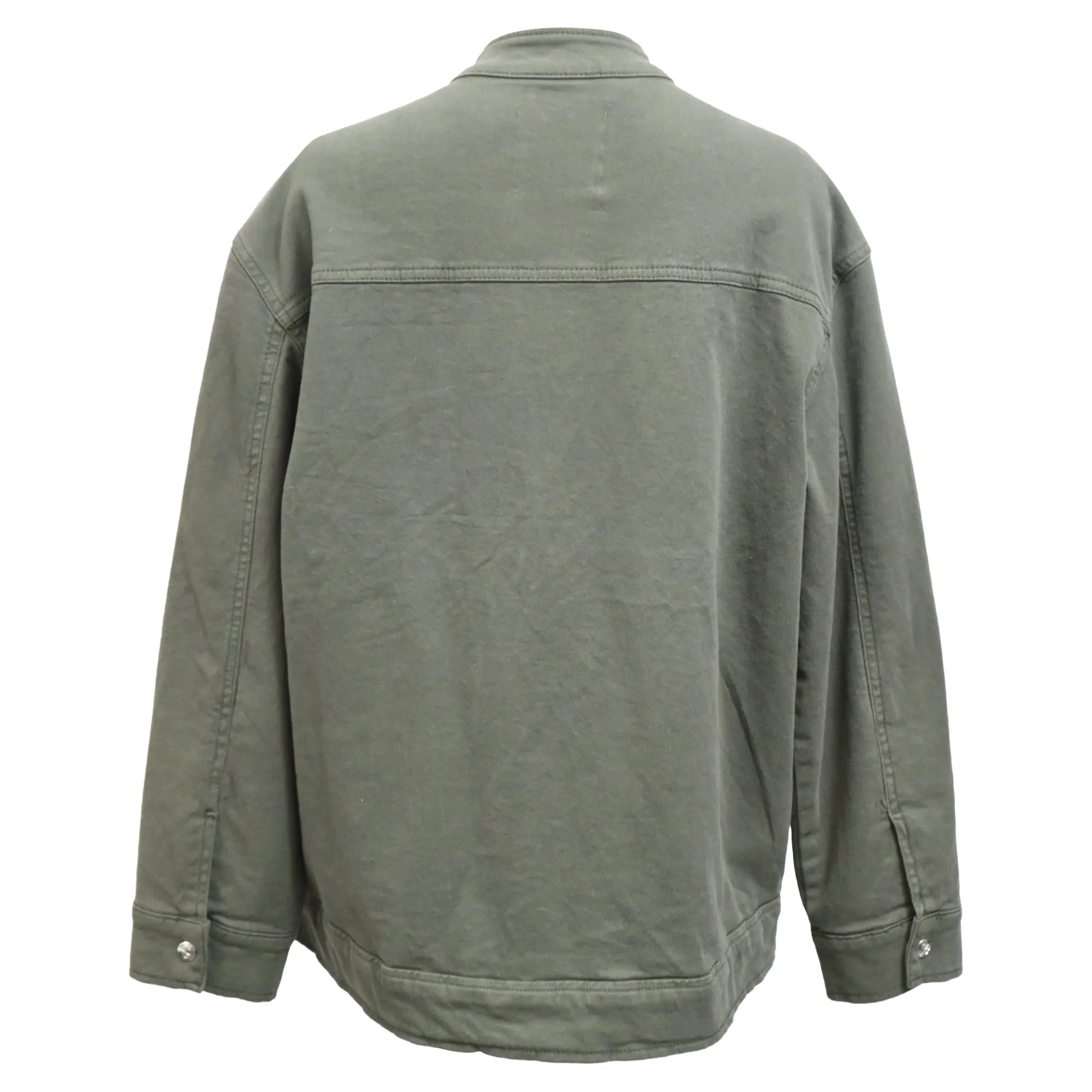 Anine Bing Henry Jacket in Green Cotton