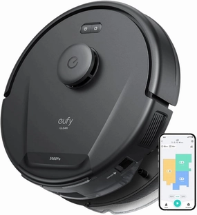 Anker Eufy Clean L60 Hybrid, 2.5Lit, 40Watts, Black robot vacuum, handheld vacuum