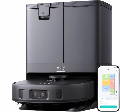 Anker Eufy Robat Vacuum X10 Pro Omni, 8000Pa, Black robot vacuum, handheld vacuum