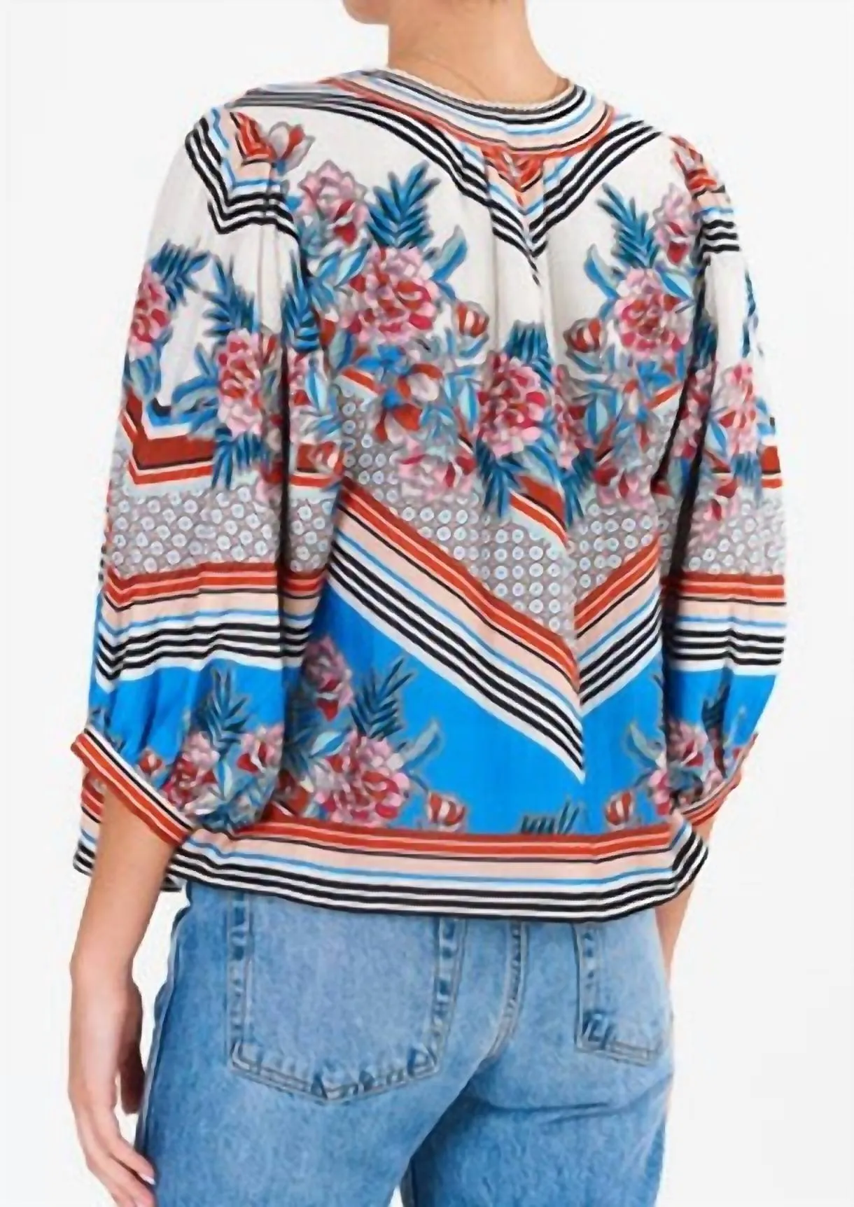 Arden Print Jacket In Multi