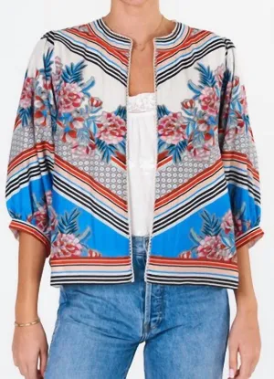 Arden Print Jacket In Multi