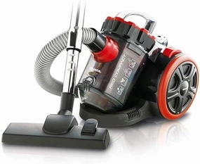 Ariete Easy Compact Cylinder Vacuum Cleaner 2Ltr Bagless 2743 1600W Red robot vacuum, handheld vacuum