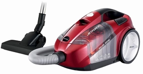 Ariete Vacuum Bagless, Cyclone Technology, Washable HEPA Filter, 800Watts, Red robot vacuum, handheld vacuum