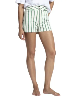 ASKK NY Green Stripe Short