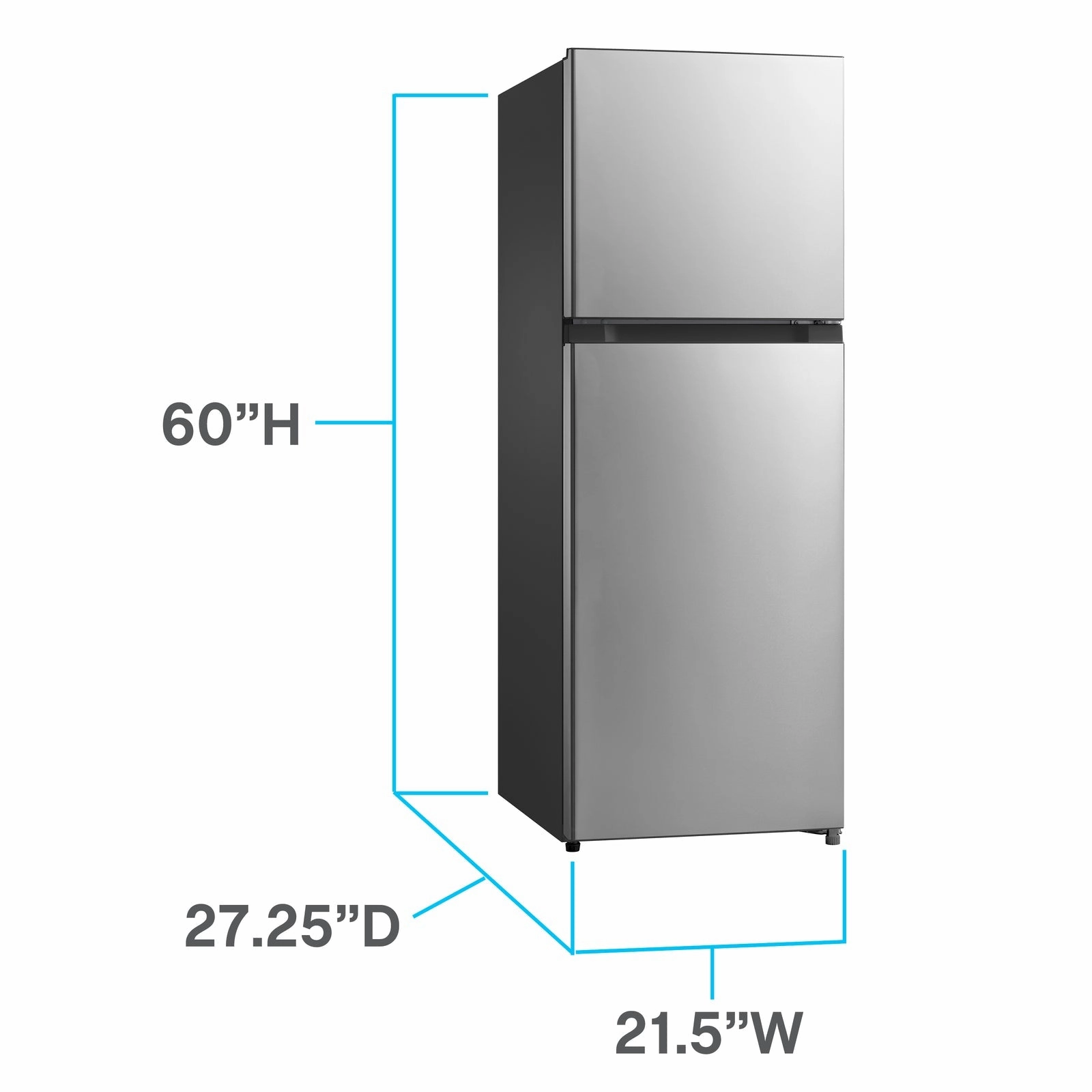 Avanti FF1010D0W Avanti Frost-Free Apartment Size Refrigerator, 10.1 Cu. Ft. - White / 10.1 Cu. Ft.