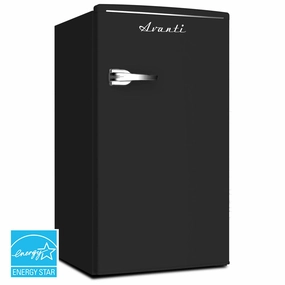 Avanti RMRS31X1BIS 3.1 Cu. Ft. Retro Compact Refrigerator Undercounter Refrigerators 24 inch undercounter fridge for kitchen