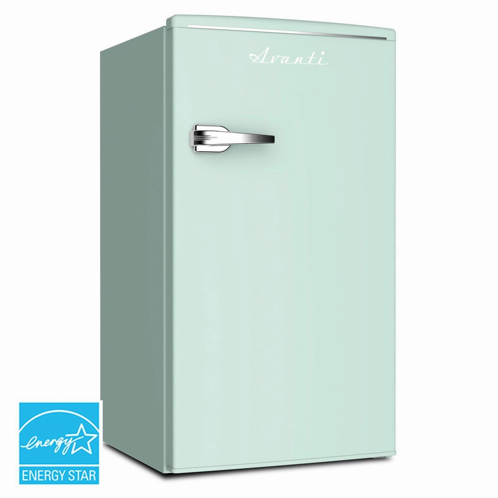 Avanti RMRS31X7GIS 3.1 Cu. Ft. Retro Compact Refrigerator Undercounter Refrigerators 24 inch undercounter fridge for kitchen