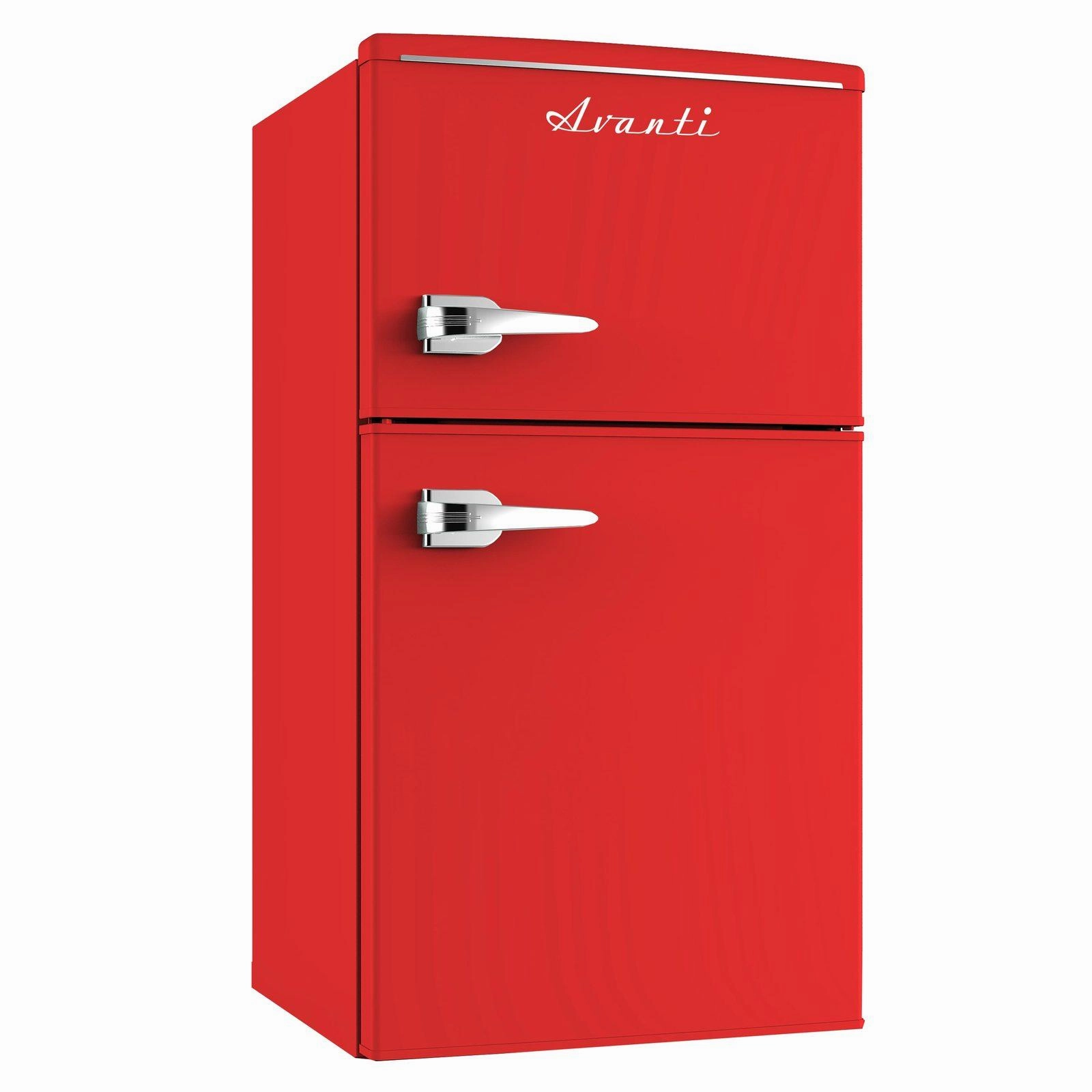 Avanti RMRT30X5RIS 3.0 Cu. Ft. Retro Compact Refrigerator Undercounter Refrigerators 24 inch undercounter fridge for kitchen