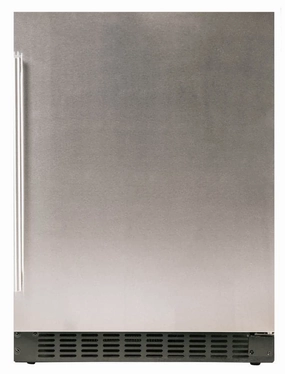 Azure Home Products A124RS Refrigerator 1.0 - 24" Solid Stainless Door Undercounter Refrigerators 24 inch undercounter fridge for kitchen