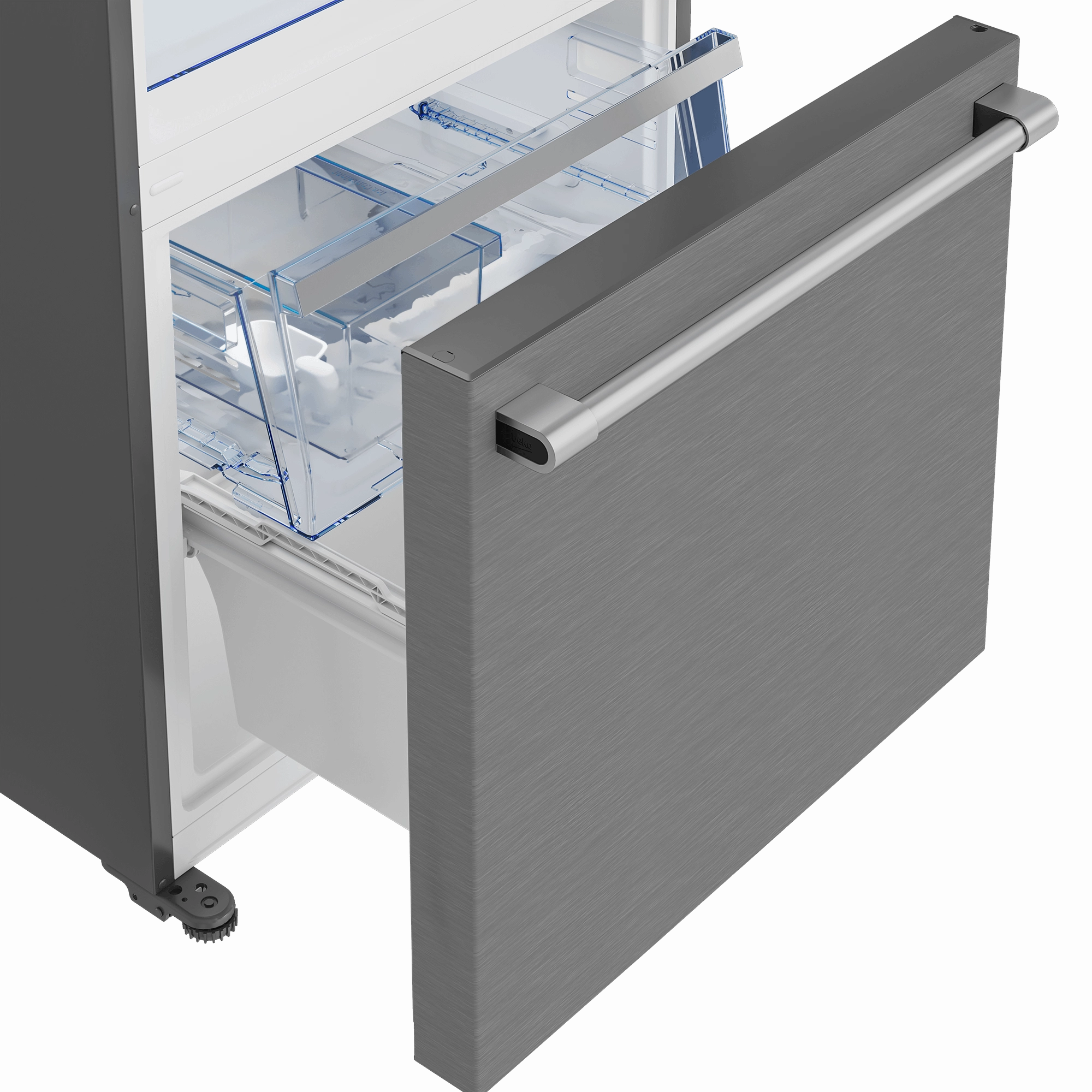 Beko BFBD30216SSIML 30" Bottom Freezer Refrigerator With Harvestfresh