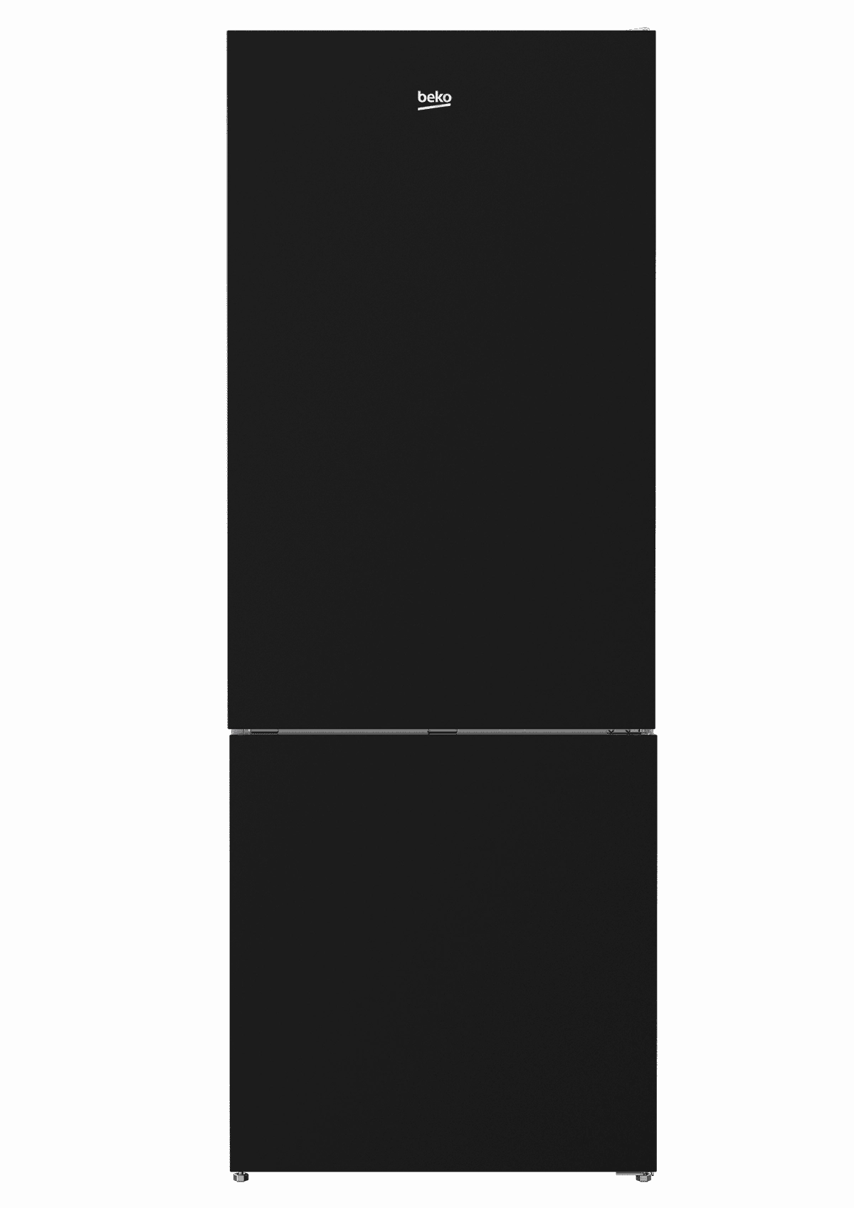 Beko BFBF2715GSIM 27" Freezer Bottom Black Glass Refrigerator With Auto Ice Maker Freestanding Refrigerators freestanding fridge freezer combo