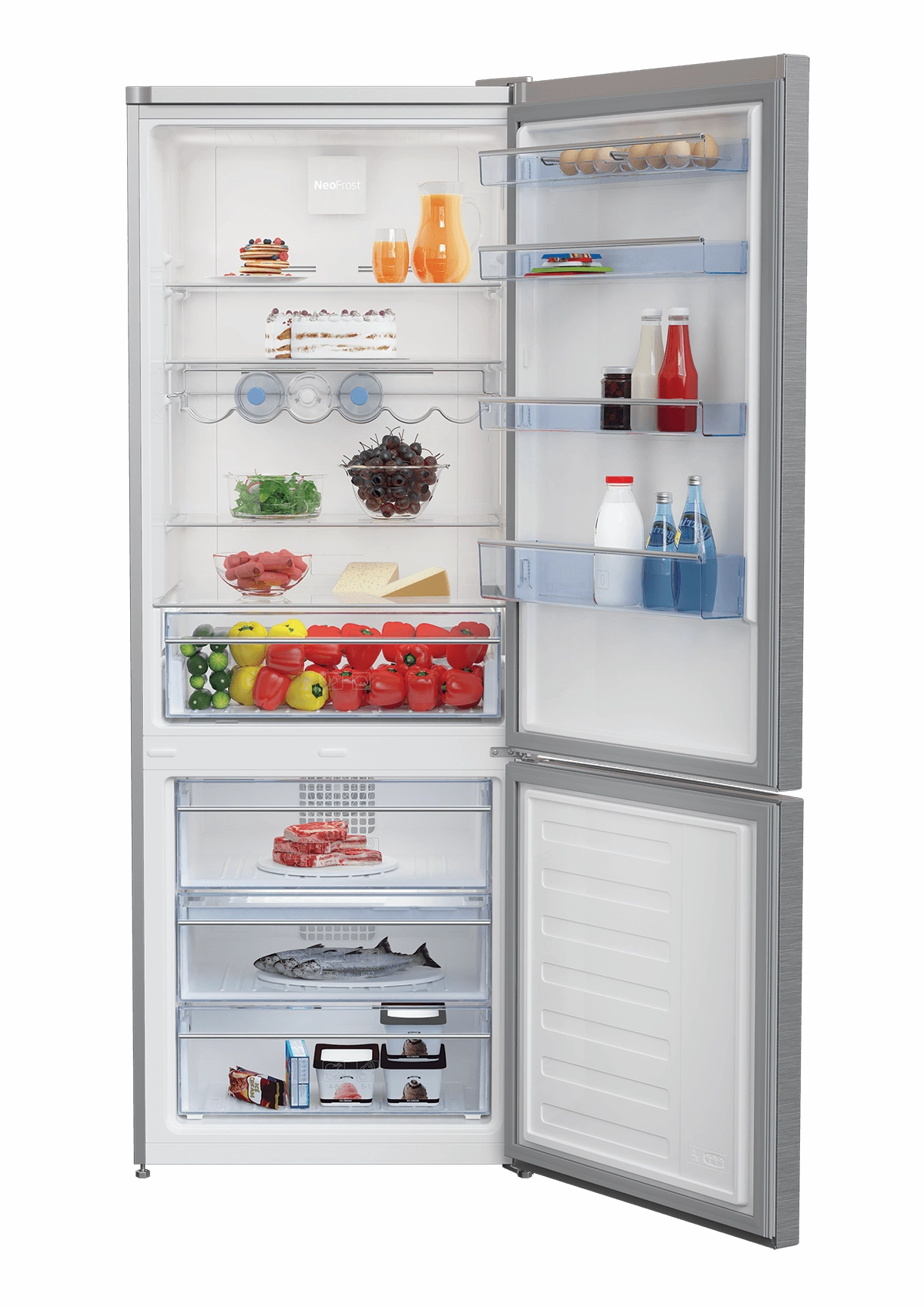 Beko BFBF2715SS 27" Freezer Bottom Stainless Steel Refrigerator