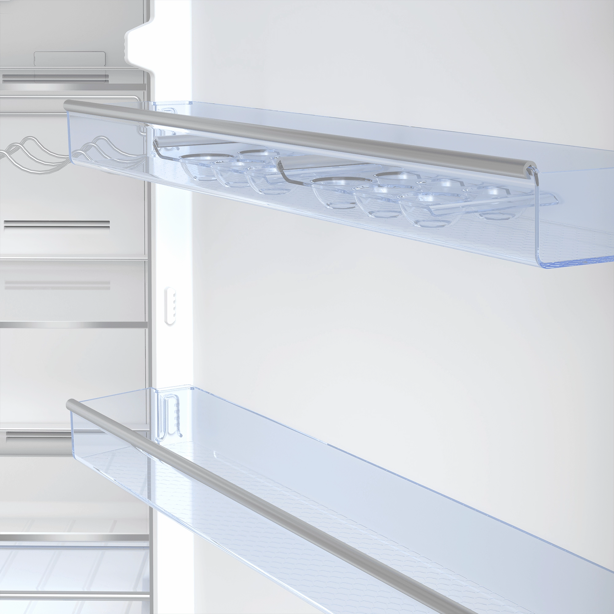 Beko BFBF2715SS 27" Freezer Bottom Stainless Steel Refrigerator