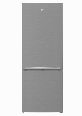 Beko BFBF2715SSIM 27" Freezer Bottom Stainless Steel Refrigerator With Auto Ice Maker Freestanding Refrigerators freestanding fridge freezer combo