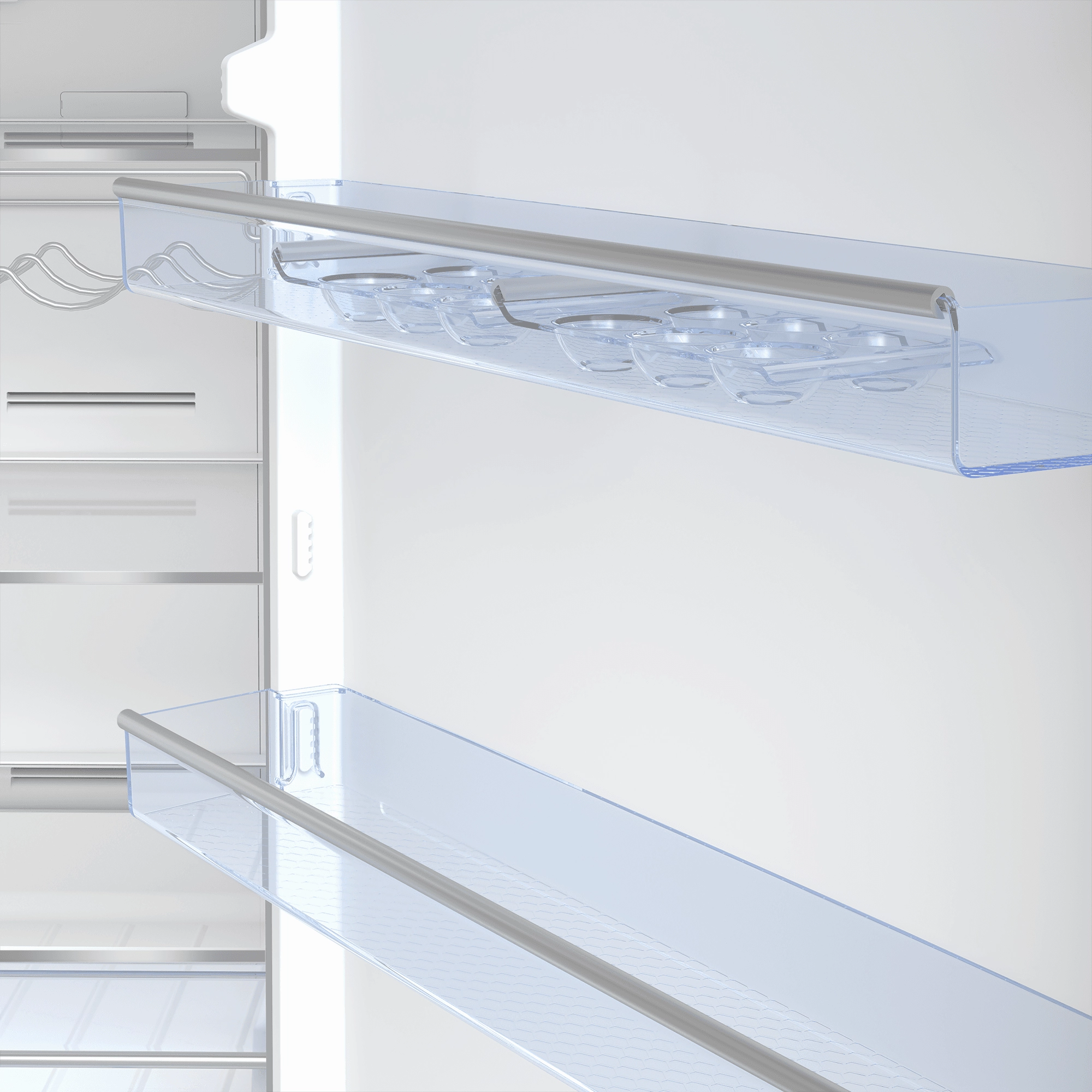 Beko BFBF2715SSIM 27" Freezer Bottom Stainless Steel Refrigerator With Auto Ice Maker