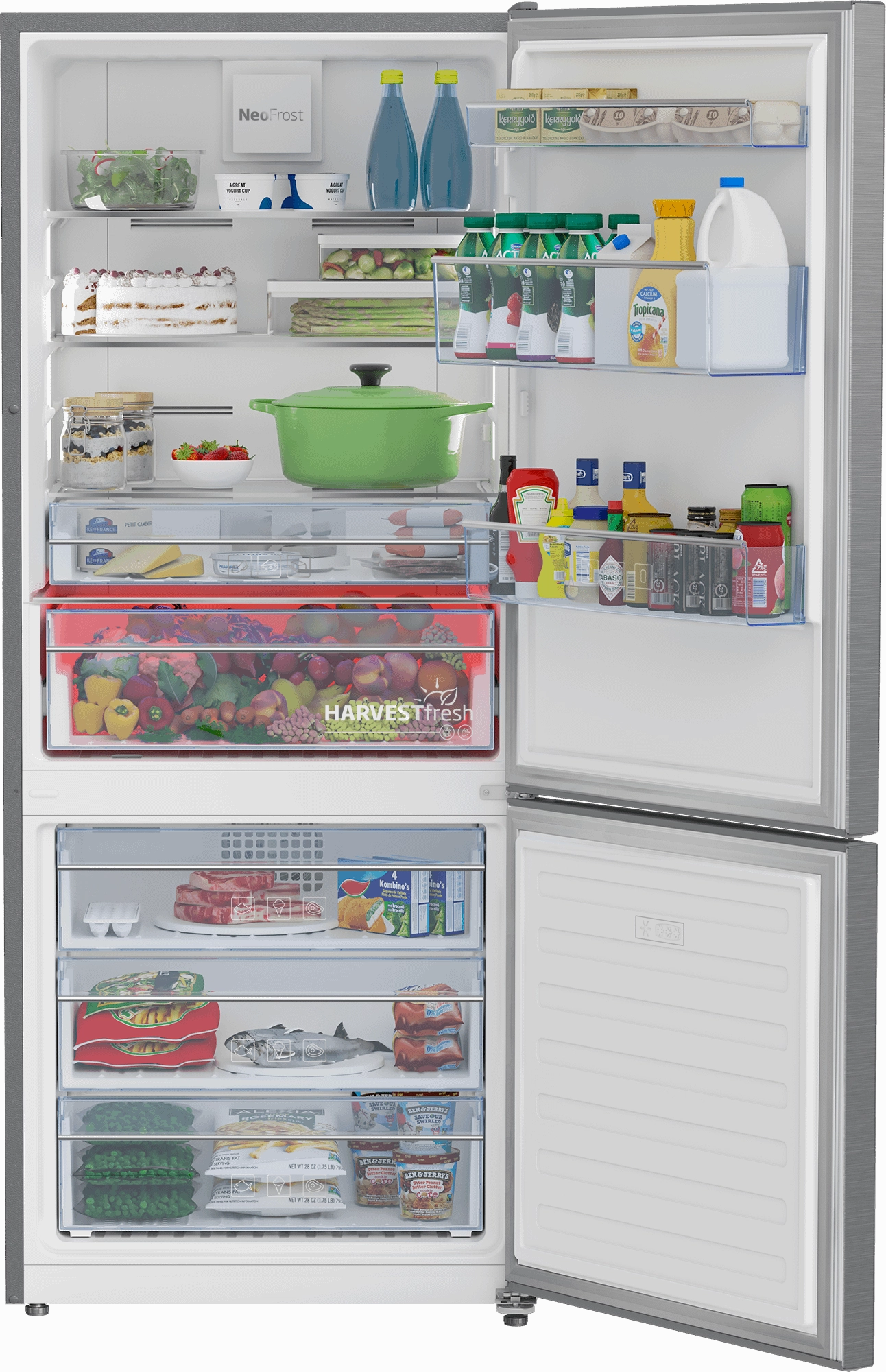 Beko BFBF2815SS 28" Bottom Freezer Refrigerator