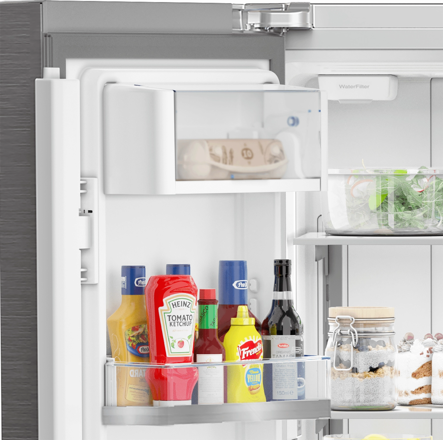 Beko BFFD3614ZSS 36" French Door Refrigerator With Harvestfresh