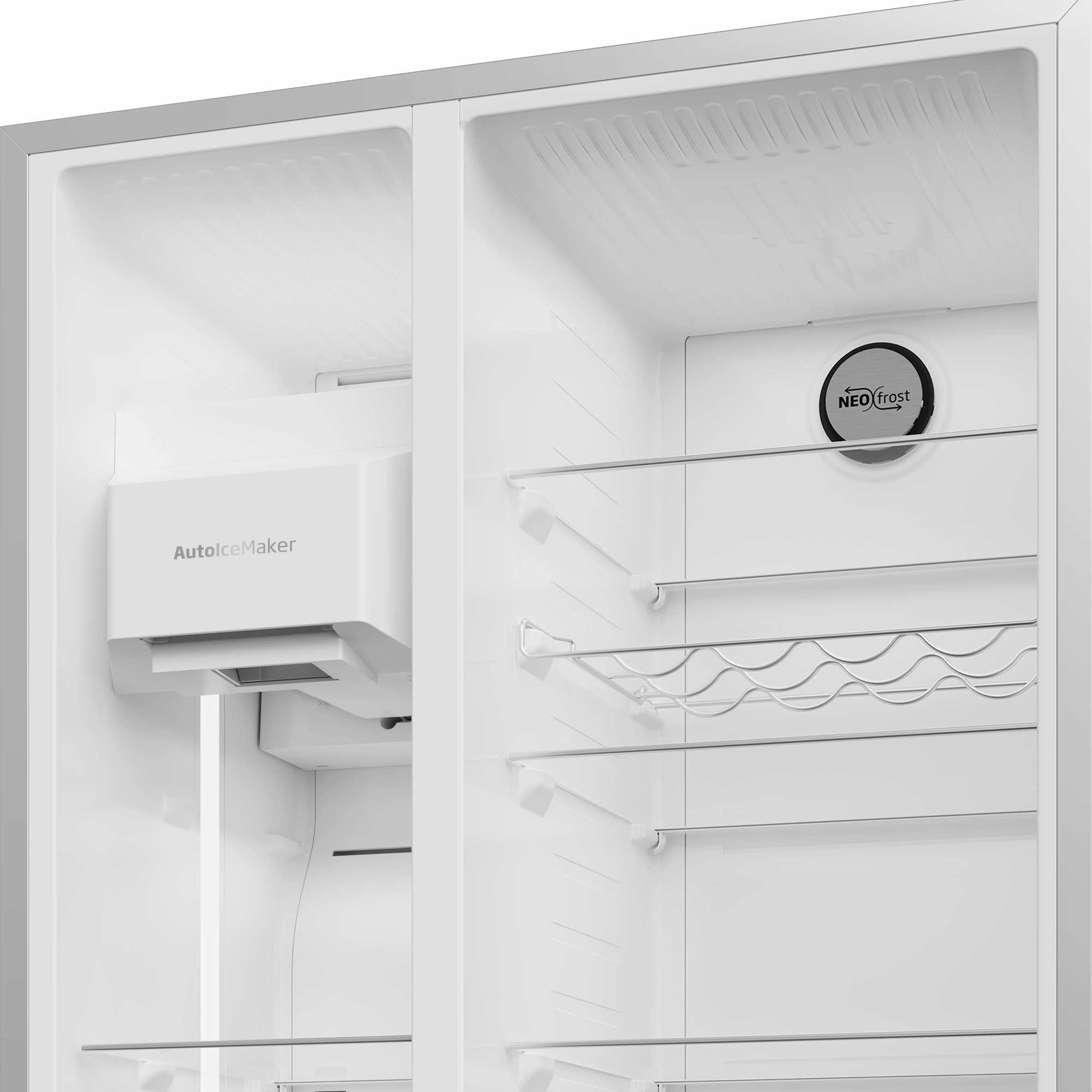 Beko BFSB3622XSS 36" Side By Side Refrigerator With Harvestfresh