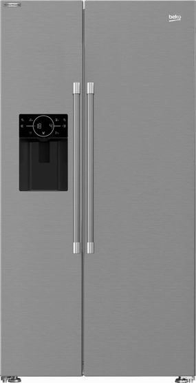 Beko BFSB3622XSS 36" Side By Side Refrigerator With Harvestfresh Freestanding Refrigerators freestanding fridge freezer combo