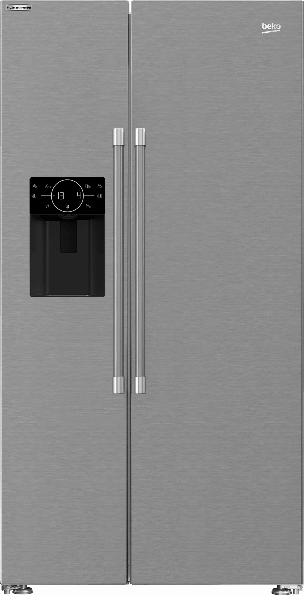 Beko BFSB3622XSS 36" Side By Side Refrigerator With Harvestfresh Freestanding Refrigerators freestanding fridge freezer combo