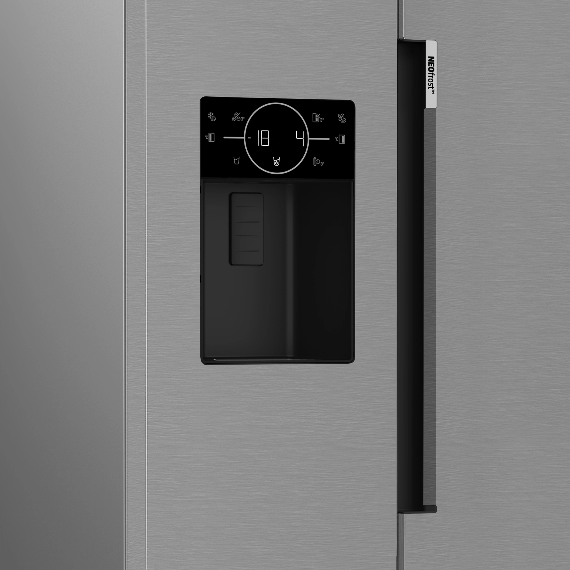 Beko BFSB3622XSS 36" Side By Side Refrigerator With Harvestfresh