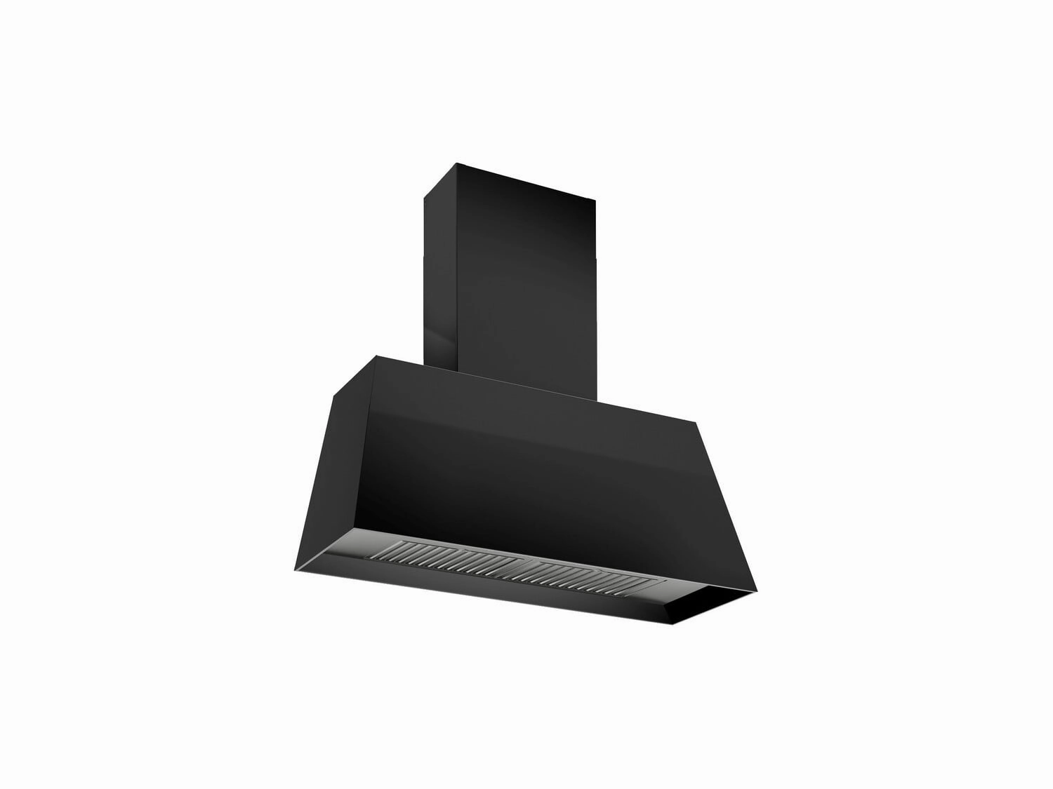 Bertazzoni KMC30NE 30'' Contemporary Canopy Hood, 1 Motor 600 Cfm Nero Matt Ventilation Range Hoods high suction kitchen exhaust hood