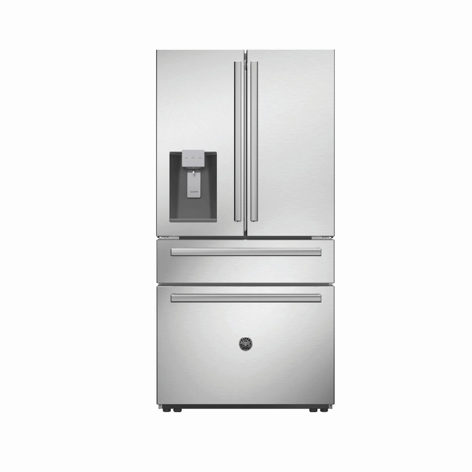 Bertazzoni REF36FDFZXNT 36" Counter Depth French Door Refrigerator Freestanding Refrigerators freestanding fridge freezer combo