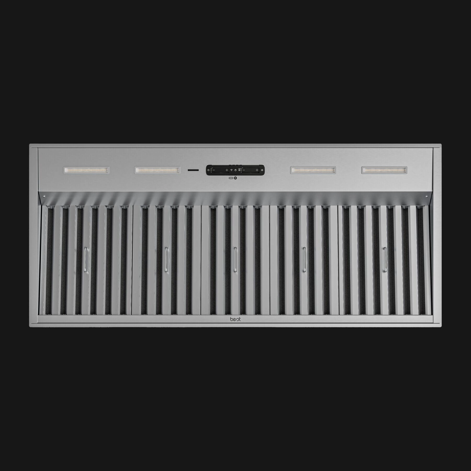 Best Range Hoods HBN536912SS 36-Inch Built-In Range Hood With True Iq Blower System, 1240 Truecfm, 20-1/4" Depth, Stainless Steel (Hbn5 Series)