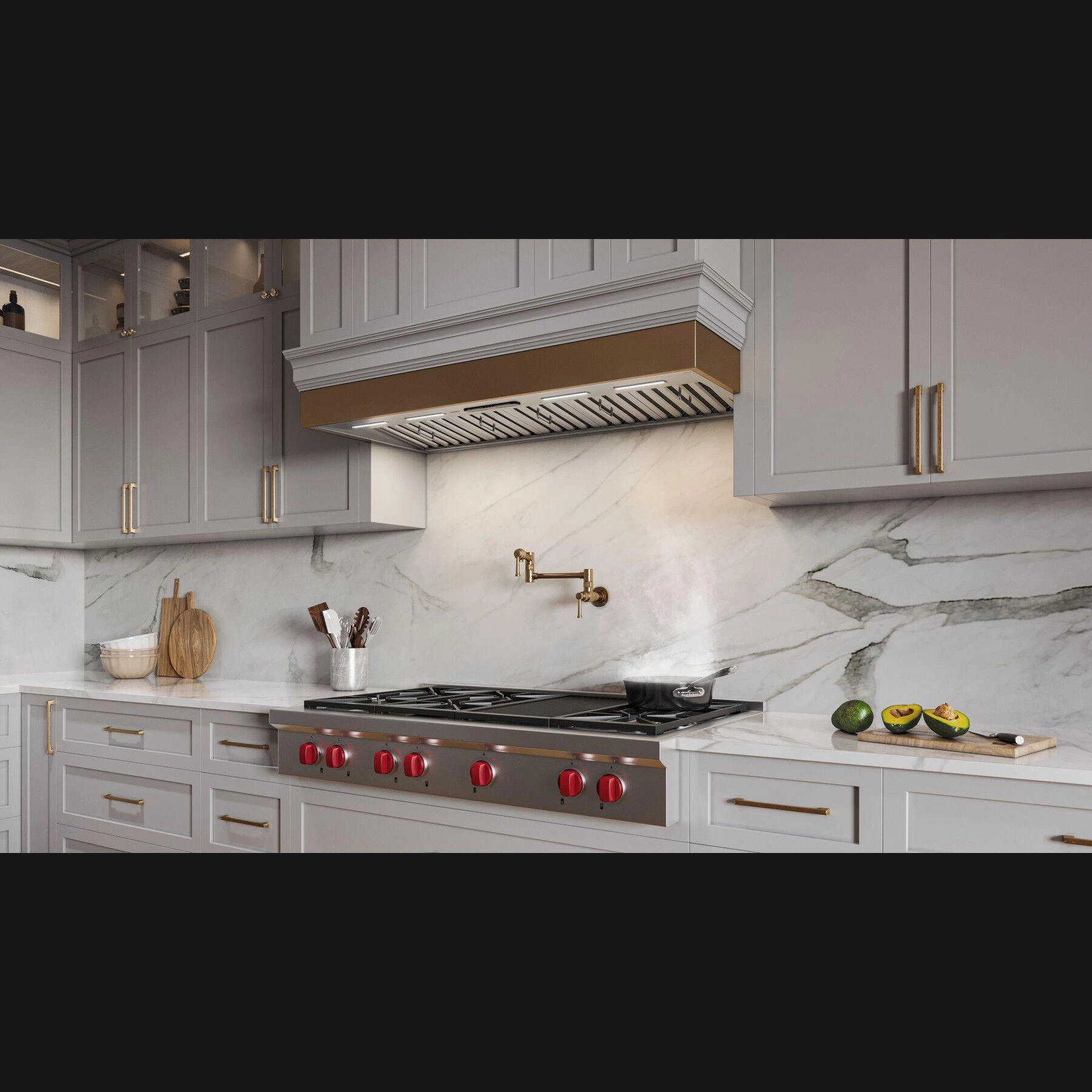 Best Range Hoods HBN554212SS 54-Inch Built-In Range Hood With True Iq Blower System, 1240 Truecfm, 23-1/2" Depth, Stainless Steel (Hbn5 Series)