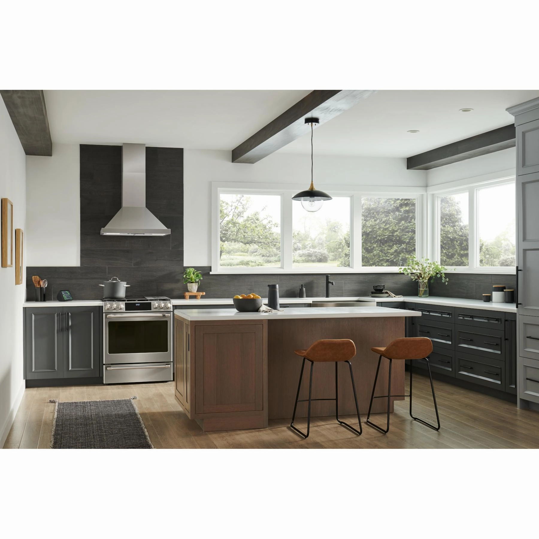 Best Range Hoods WCP1366SS 36-Inch Wall Mount Chimney Hood W/ Smartsense And Voice Control, 650 Max Blower Cfm, Stainless Steel (Wcp1 Series)