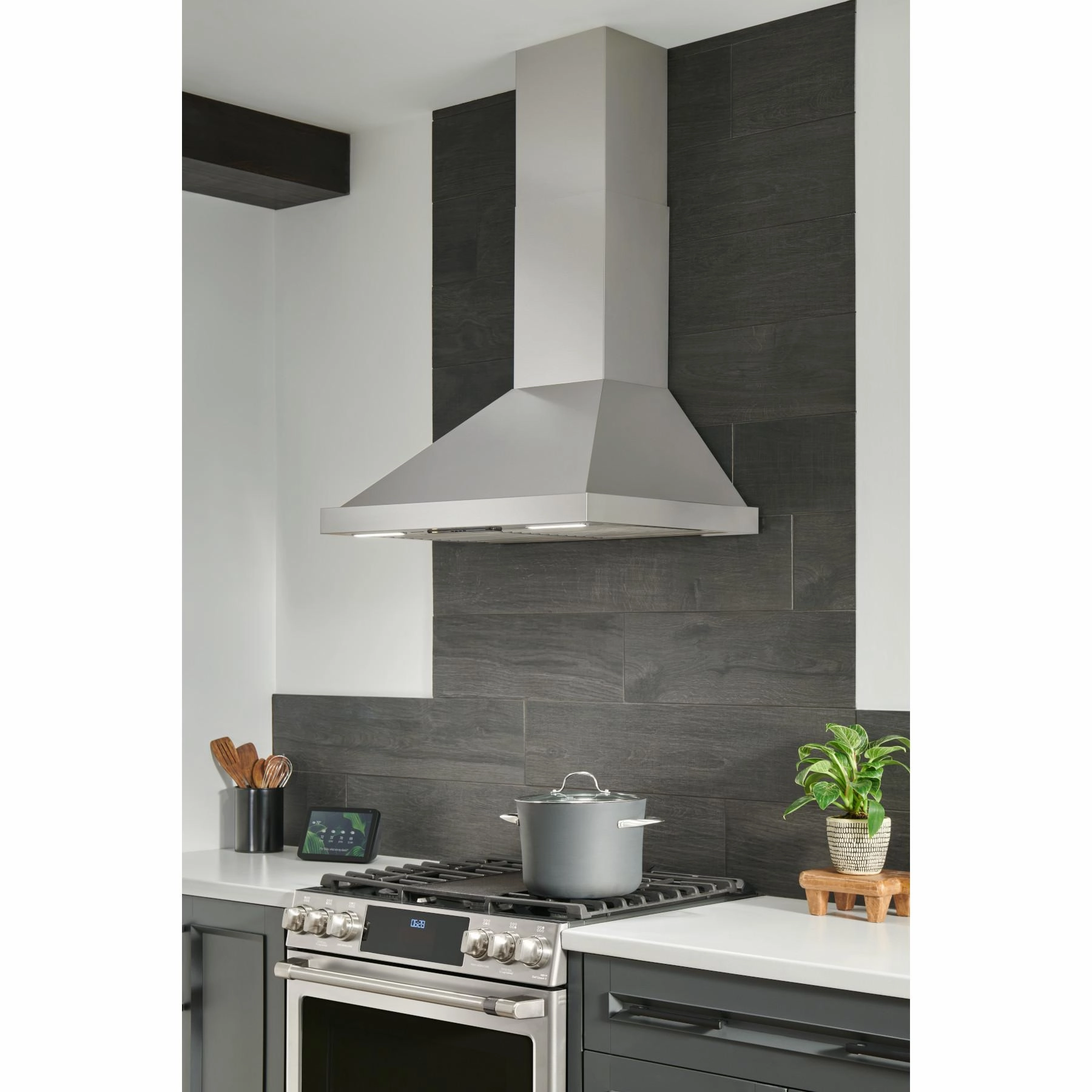 Best Range Hoods WCP1366SS 36-Inch Wall Mount Chimney Hood W/ Smartsense And Voice Control, 650 Max Blower Cfm, Stainless Steel (Wcp1 Series)