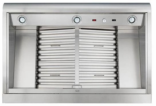 Best Range Hoods WPD39M42SB 42" Ss Pro-Style Range Hood With Extra Large Capture Designed For Outdoor Cooking In Covered Lanais, 1300 To 1650 Max Cfm